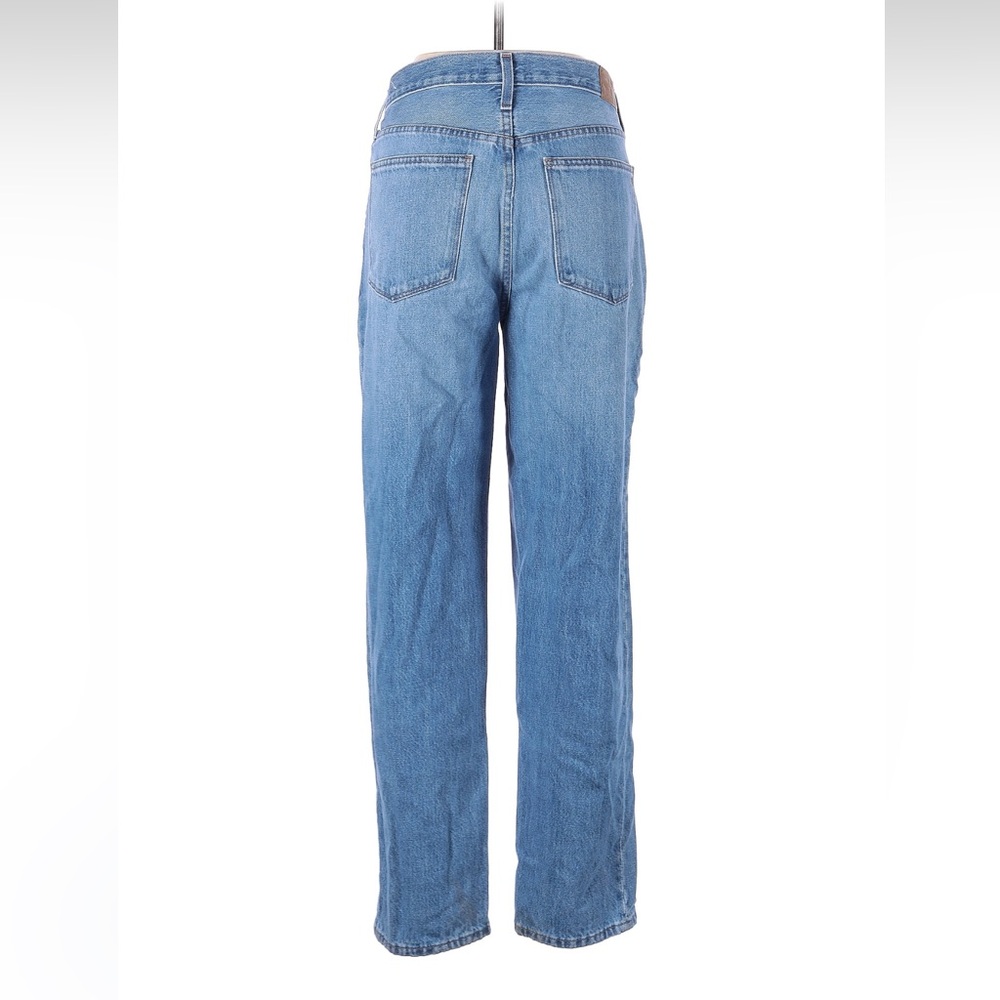 Madewell Slouchy Boyjean 29 High Rise Straight Leg Light Wash - Picture 2 of 10